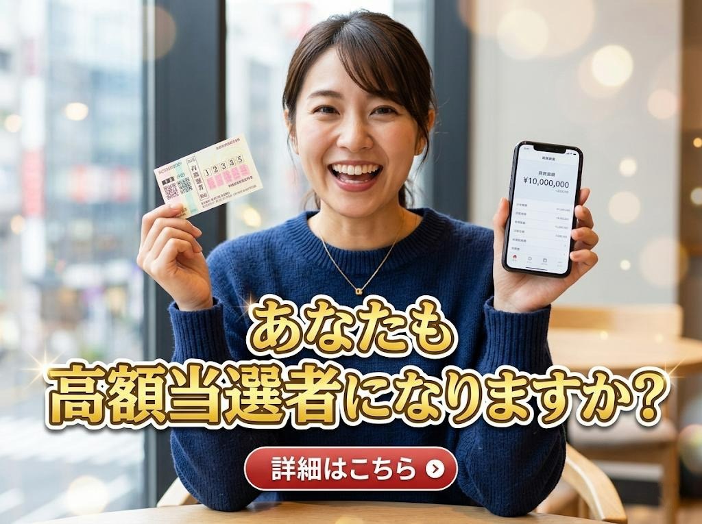 あなたも高額当選者になりますか？